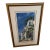 John Kiraly Signed Limited Edition Serigraph 218/250, Mediterranean Cliffside Villa, Framed For Sale