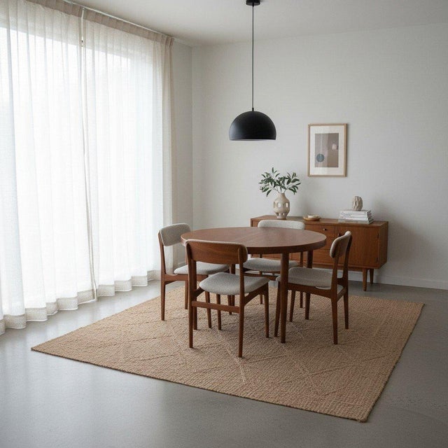 Brown Vintage Dining Table in Veneered Teak with Double Extension Leaves from Skovmand & Andersen, 1960s For Sale - Image 8 of 15