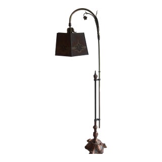 1930s H. A. Best Art Deco Floor Lamp For Sale