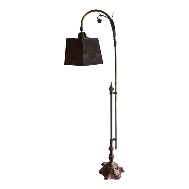 1930s H. A. Best Art Deco Floor Lamp For Sale