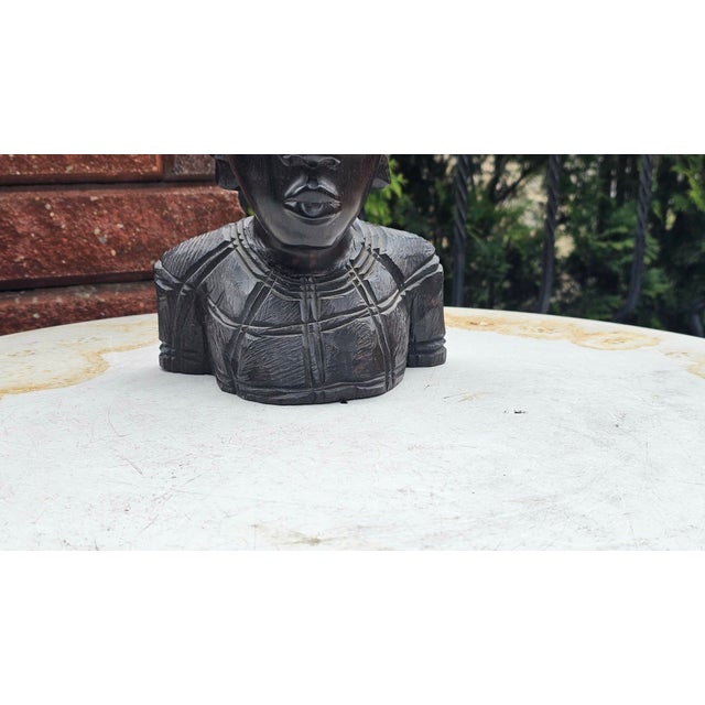 Vintage Wooden Figurine, 1970s For Sale - Image 3 of 8