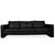 Conseta 3-Seater Sofa in Black Leather from Cor For Sale - Image 11 of 11