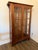 Ethan Allen American Impressions solid wood cherry finish china/ display cabinet with glass doors and lighted interior; 3...