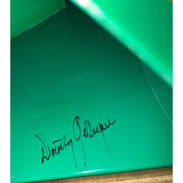 Dorothy Gillespie (1920 – 2012) Ribboned Image X 2001 Metal Ribbon Sculpture, Enamel on Aluminum with colorful striped...