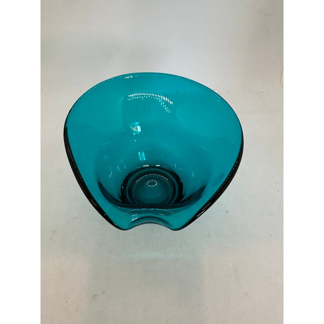 1950s Viking Bluenique Aqua Candy Dishes Set of 2 For Sale - Image 4 of 7