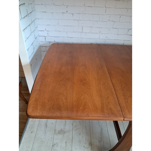 Vintage Dining Table in Teak with Drop Leaf, 1970 For Sale - Image 17 of 18