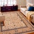 "Enhance the ambiance of your home with this magnificent Persian-influenced Turkish hand-knotted rug made by skilled...