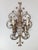 Silvered Wrought Iron and Glass Wall Lights attributed to Banci, Italy, 1940s, Set of 2 For Sale - Image 4 of 8