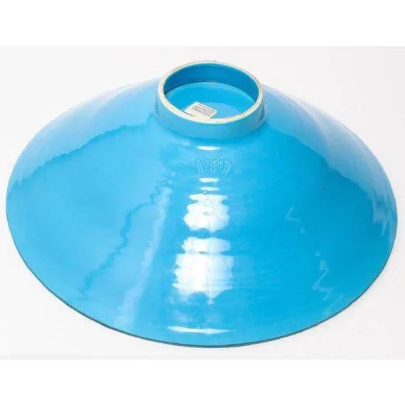George Wilson Mid-Century English Blue Studio Pottery Bowl For Sale In New York - Image 6 of 7