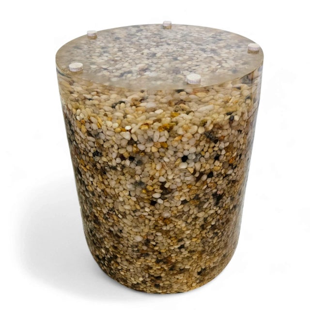 Rare Vintage Pebble Resin Umbrella Stand – Vintage For Sale - Image 12 of 12