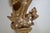 France XVIIIth Century Small Wall Bracket in Stuccoed and Gilded Wood, the Scalloped Top Supported by Zéphir For Sale - Image 11 of 13
