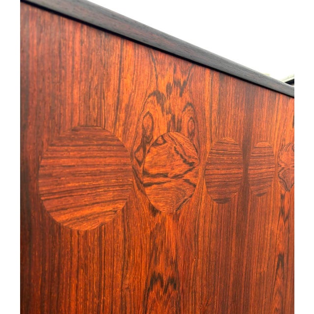Johannes Andersen Fully-Refinished Johannes Andersen Danish Rosewood Dry Bar For Sale - Image 4 of 15