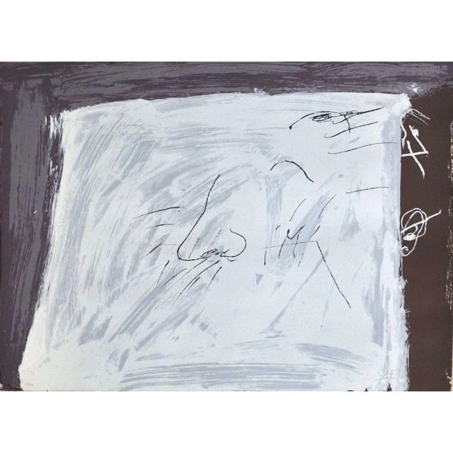 Antoni Tàpies, Untitled, Original Lithography, 1974 For Sale