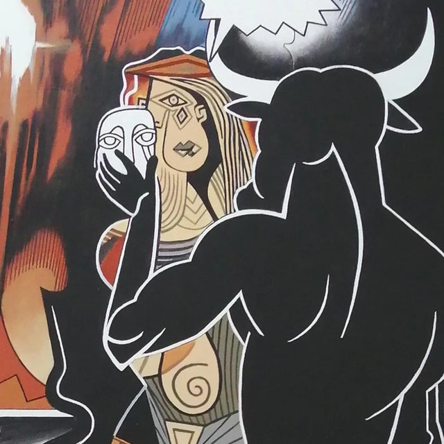 Early 21st Century Pierre Jacob, Picasso Pop Portrait, 2020, Acrylic Paint on Canvas For Sale - Image 5 of 5