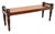 An Exceptional Quality Late Regency Period Mahogany Window Seat, Or Hall Bench, Retaining Superb Rich Colour And Patina...