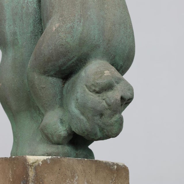 Francine Govers, Figurative Female Sculpture, 1990s, Concrete & Stone For Sale - Image 6 of 8