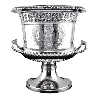 Antique Georgian Regency Silver Wine Cooler by Paul Storr, London, 1810 For Sale