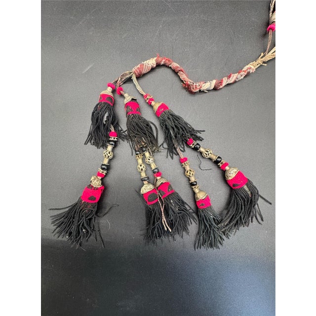 Ebony Antique Uzbek “Sequsha” Tassel, 19th C Uzbekistan For Sale - Image 8 of 15