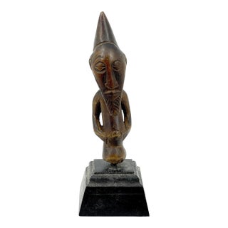 Early 20th Century Songye Miniature Figure on Custom Base For Sale