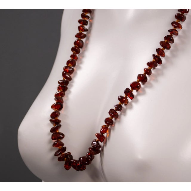 Vintage Gemstone Amber Necklace, 1960s For Sale - Image 11 of 14