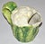 Figurative 1970s Majolica Green White Cauliflower Ceramic Pitcher Italy Mark Lord & Taylor For Sale - Image 3 of 15