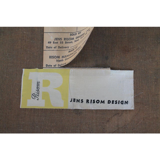 Vintage Jens Risom Design Footstool or Ottoman For Sale - Image 11 of 12
