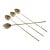 Mexican Sterling Silver Highball or Iced Tea Sipping – Stirring Straws, Set of 4 For Sale