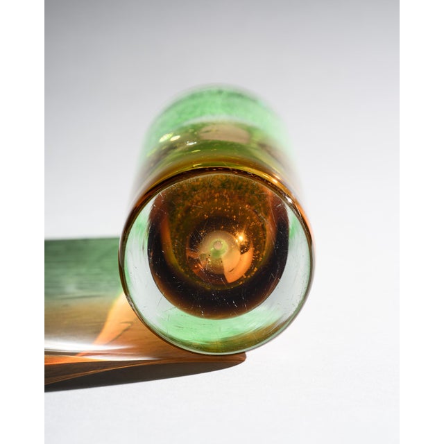 Art Glass Czech Vase by Jan Beranek and Frantisek Vizner from Skrdlovice, 1960s, Set of 2 For Sale - Image 17 of 18