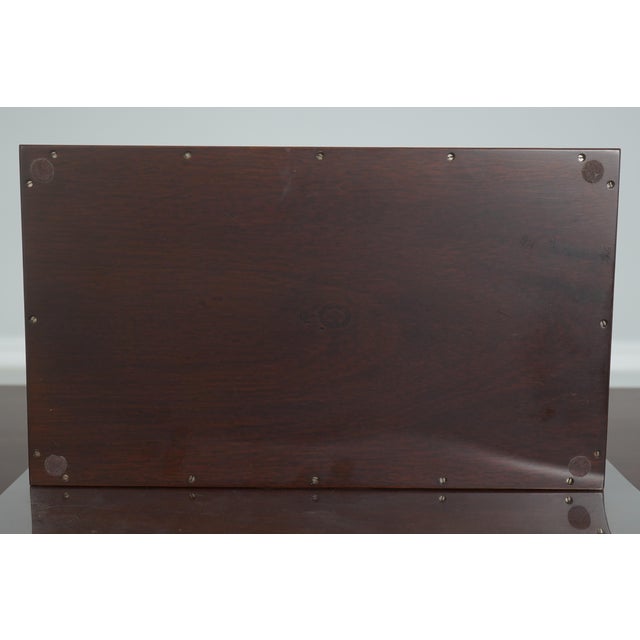 Wood Late 20th Century Virginia Metalcrafters Colonial Williamsburg Serving Tray For Sale - Image 7 of 9