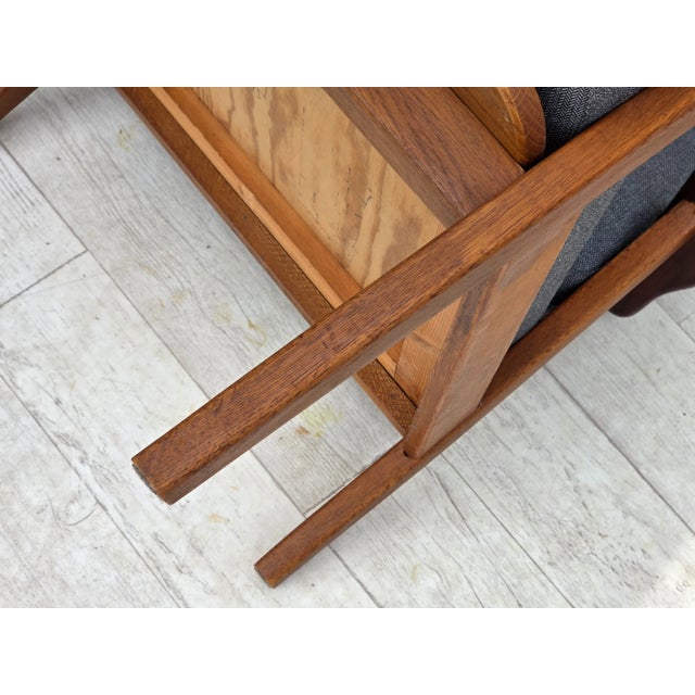 Set of Vintage Danish Armchairs in Furniture Wool and Teak and Oak, 1960s For Sale - Image 14 of 18