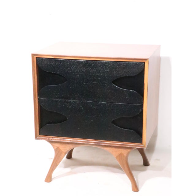 1950's Pair of Nightstands Newly Refinished For Sale - Image 13 of 17