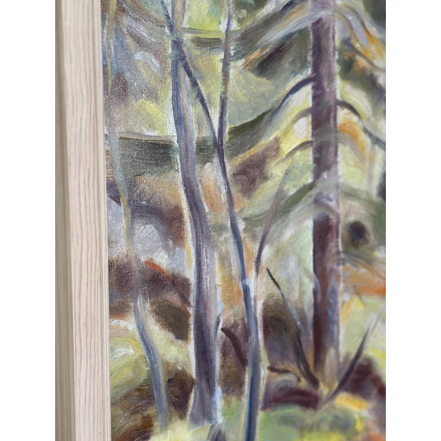 Gottfrid Lård, Forest, 1960s, Oil on Canvas For Sale - Image 6 of 18