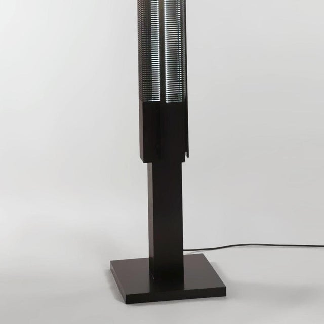 Large Black Signal Column Floor Lamp by Serge Mouille For Sale - Image 4 of 8