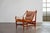 Scandinavian Safari Leather Lounge Chair in Teak, 1960s For Sale - Image 10 of 10