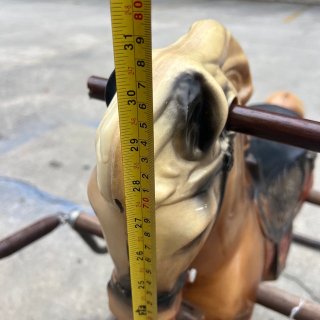 Metal Vintage Children's Wonder Horse Riding Toy For Sale - Image 7 of 8