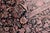 Black Art Nouveau 1990's Pak-Persian Black/Pink Wool Round Rug- 8'1'' X 8'3'' For Sale - Image 8 of 9