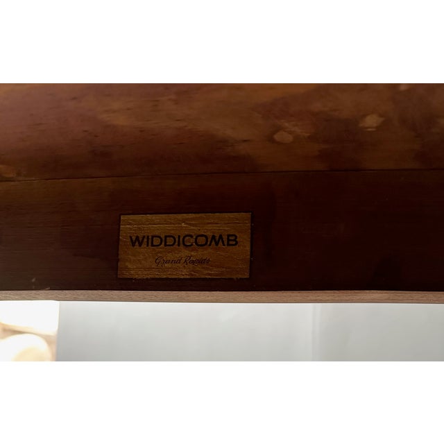 Brown 1960s Widdicomb Travertine and Walnut Coffee Table by Dale Ford Mid Century For Sale - Image 8 of 12