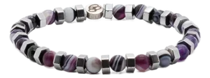 Agate Stone Aura Beaded Bracelet