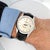 Metal 1990s Rolex Oyster Date 15200 Automatic Watch Stainless Steel Silver Dial Strap For Sale - Image 7 of 8