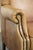 Wing Chair in Light Cowhide Leather For Sale - Image 10 of 14