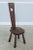 Antique Hand Crafted Old English Occasional Seat Chair For Sale - Image 11 of 11
