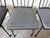1970s Vintage Black Painted Metal Outdoor Garden Dining Chairs – Set of 4 For Sale In Miami - Image 6 of 12