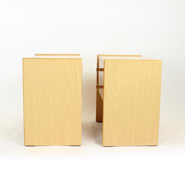1980s Vintage Square Bedside Tables from Up Závody, 1980s, Set of 2 For Sale - Image 5 of 14