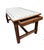 Farmhouse Early 20th Century French or Dutch Farm Style Table With Delft Tile Top and Drawers on Each End For Sale - Image 3 of 5