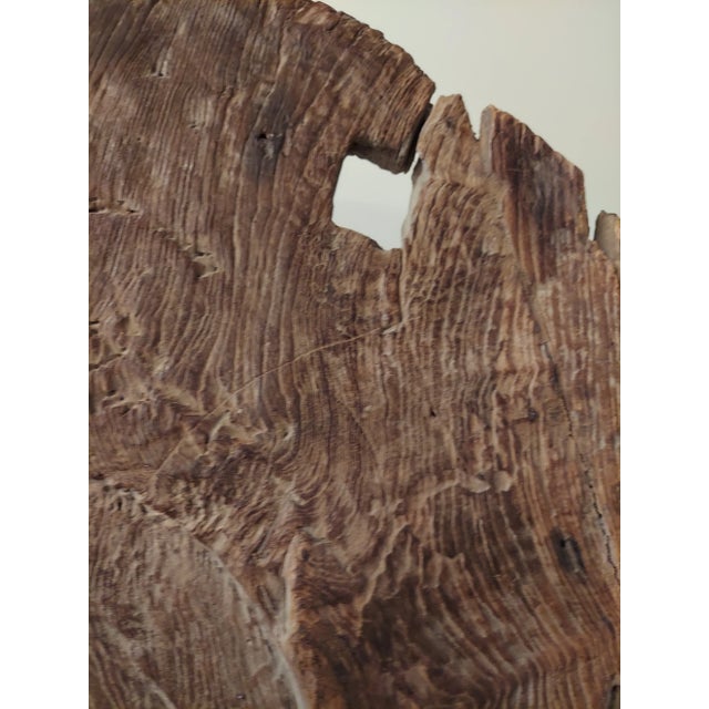 Chinese Antique 18th Century Chinese Oxcart Wagon Wheel For Sale - Image 3 of 10