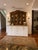 Beautiful vintage-style wood hutch / display cabinet with built-in interior lighting. Great statement piece for a dining...