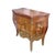 Brown Vintage Louis XV Style Bombe Chest Commode Side Table 31" H For Sale - Image 8 of 10
