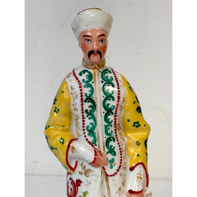 Pair Old Paris Porcelain Chinoiserie Fashion Rose Water Bottles by Jacob Petite For Sale In West Palm - Image 6 of 18