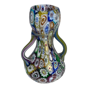 An Italian Millefiori Glass Miniature Vase