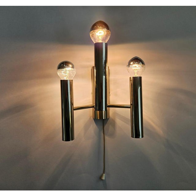 Mid-Century Modern Wall Lamps by Gaetano Sciolari, 1970s, Set of 2 For Sale - Image 13 of 18
